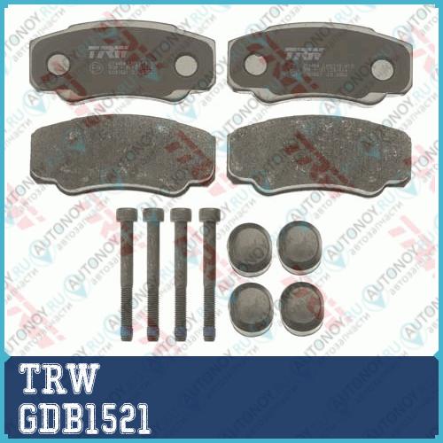 Колодки задние Citroen JUMPER Fiat DUCATO PEUEOT BOXER (230 244) GDB1521
