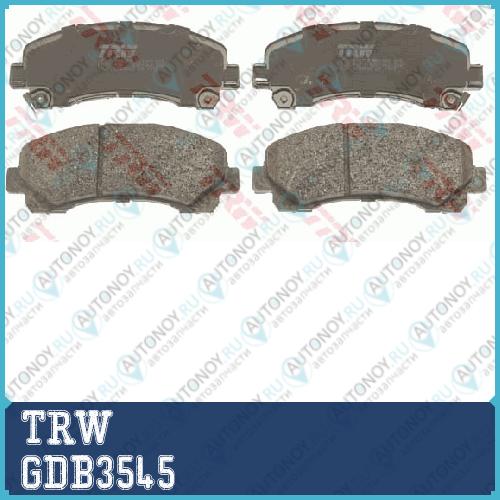 Колодки передние ISUZU D-MAX 07- GDB3545
