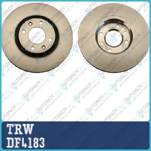 Диск тормозной передний Citroen C4 I-II Peugeot 207 307 308 DF4183
