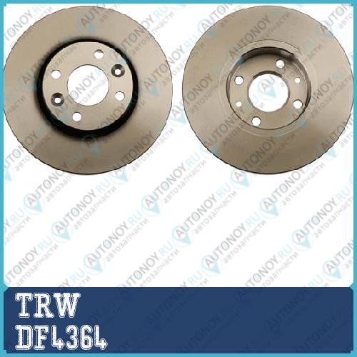 Диск тормозной передний Nissan MICRA K12 NOTE E11 Renault CLIO III Megane II DF4364