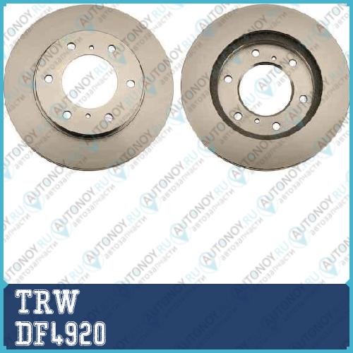 Диск тормозной передний Mitsubishi L200 (K_4T) PAJERO Sport II (KG_ KH_) DF4920