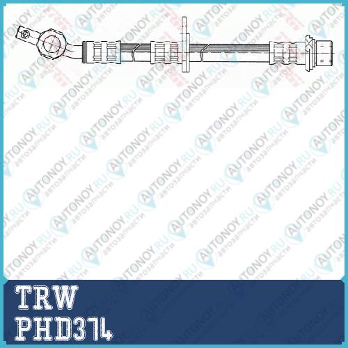 Шланг тормозной задн левый Toyota CAMRY (V20-V40) PHD374