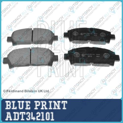 Колодки тормозные дисковые ADT342101