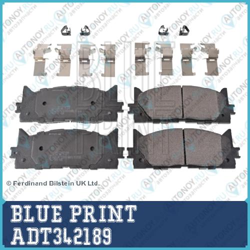 Колодки тормозные дисковые ADT342189