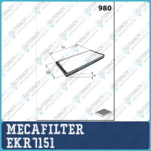 Фильтр воздух во внутренном пространстве