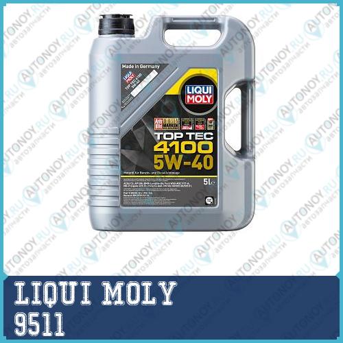 НС-синтетическое моторное масло Top Tec 4100 5W-40 5л 9511