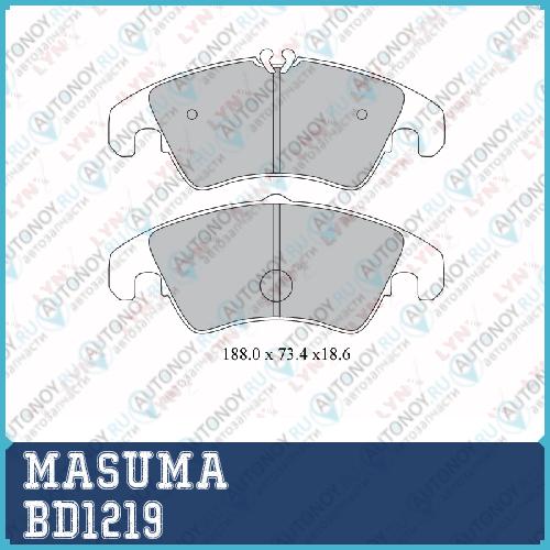 Диск тормозной MASUMA IPSUM/ CXM10 SXM1# (в комплекте по 2 шт.!!!)  BD1219