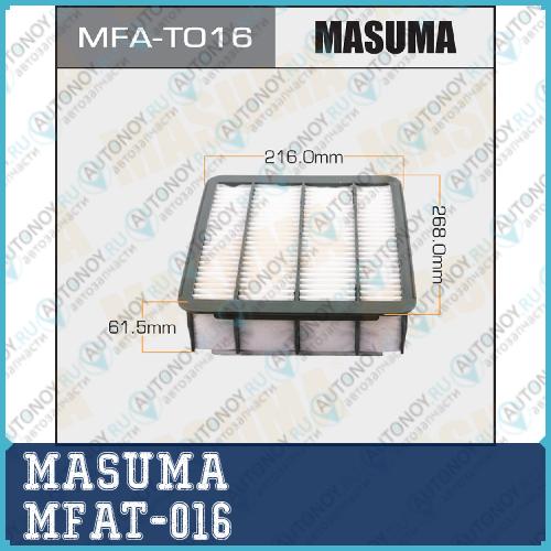 Воздушный фильтр A-1037 MASUMA HIACE / TRH200V (1/20) MFAT-016