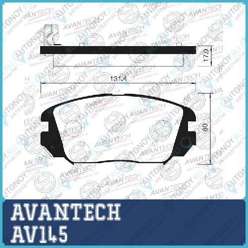 Тормозные колодки Avantech