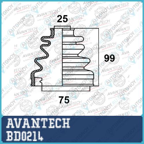 Пыльники привода Avantech BD0214