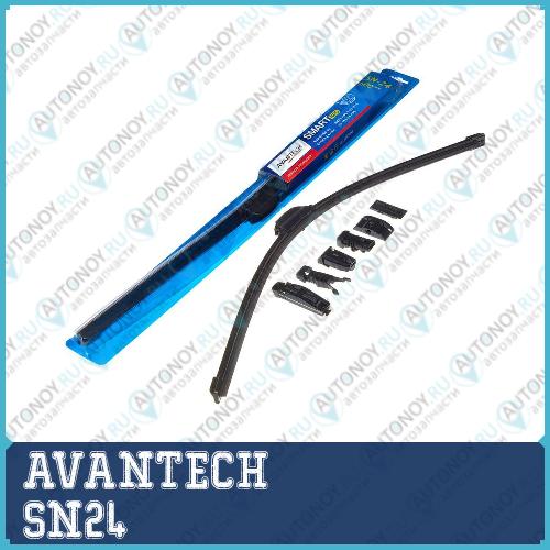 Щетка стеклоочистителя бескаркас. Avantech Smart NEO 600мм ( 24 )  SN24