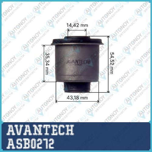 Сайлентблок подвески Avantech ASB0272