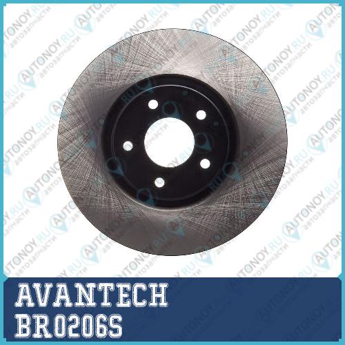 Диск тормозной BR0206S