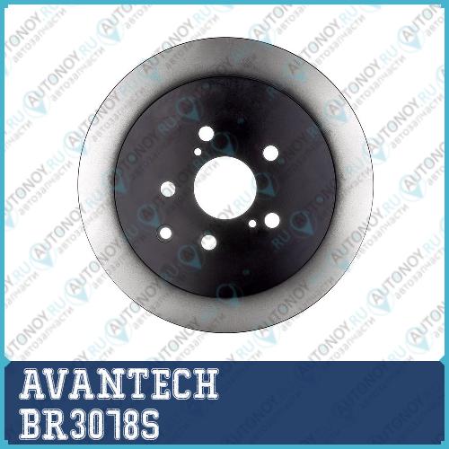 Диск тормозной AVANTECH BR3078S