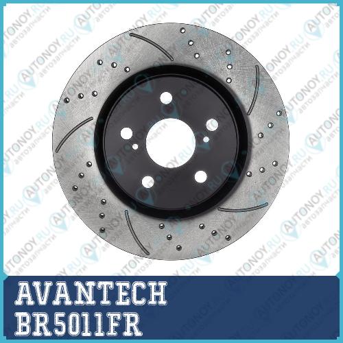 Диск тормозной AVANTECH (перфорированный) BR5011FR