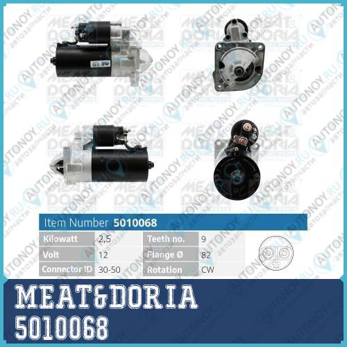 Стартер 12V 25KW Fiat Ducato (244) Citroen Jumper (230P) 2.8 D 5010068