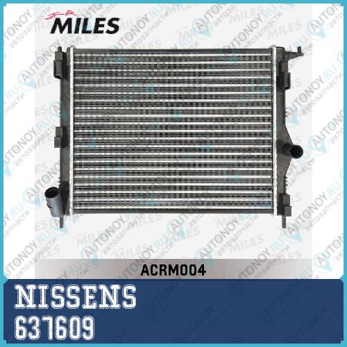 Радиатор Renault Logan Sandero (-AC) 637609