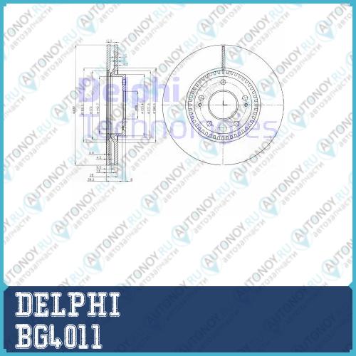 Диск тормозной передний Hyundai Tucson 2015- BG4011
