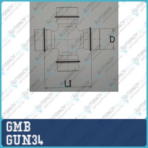 Крестовина Nissan 56.00x25.00 PRESIDENT GUN34