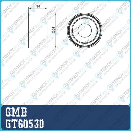 Ролик Грм обводной GT60530