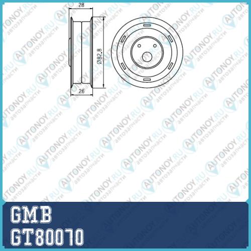 Ролик Грм опорный GT80070