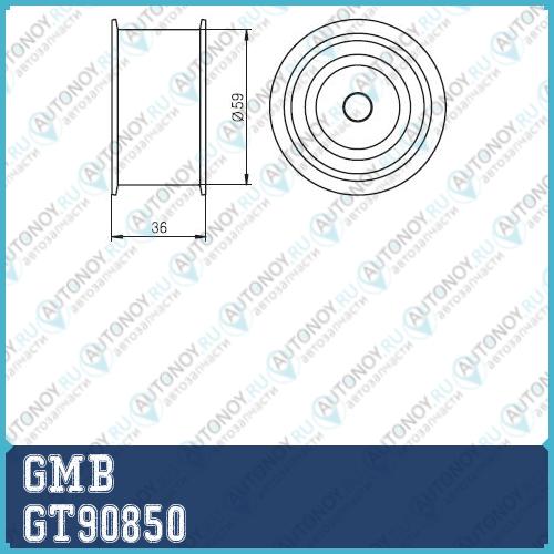 Ролик Грм опорный GT90850