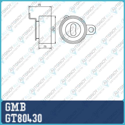 Ролик Грм натяжной Toyota Avensis (T22) Carina E (T19) Corolla E10 1.6-1.8 (-00) GT80430