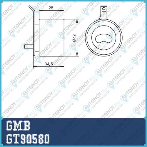 Ролик Грм натяжной GT90580