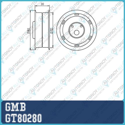 Ролик Грм опорный GT80280
