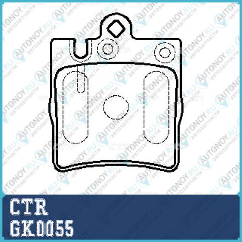 Колодки тормозные дисковые (старый арт. CKBZ-28) GK0055