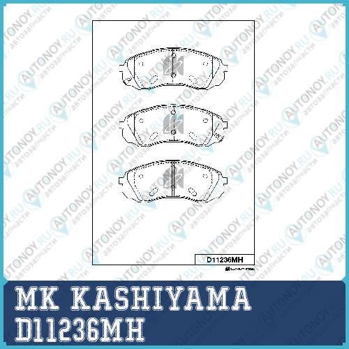 Колодки тормозные дисковые D11236MH