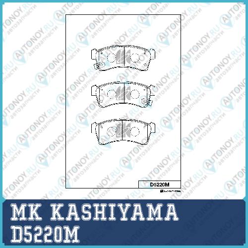 Колодки тормозные дисковые D5220M
