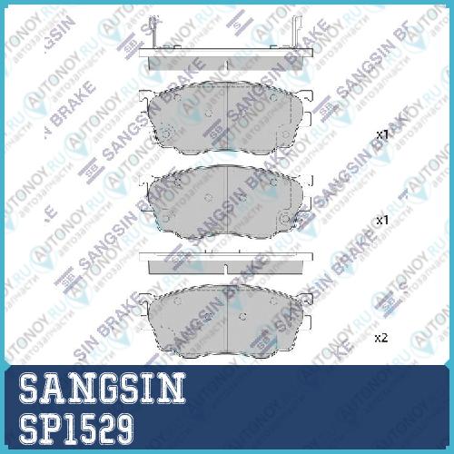 Колодки тормозные передниеMazda 626 GW 1.8i/2.0i/TDi 98> SP1529