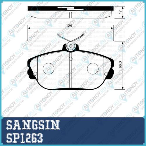 Колодки передние Ford TAURUS 93-07 SP1263
