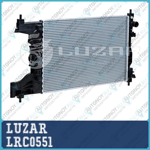 Радиатор двигателя Chevrolet Cruze (09-) 1.6 LRc0551
