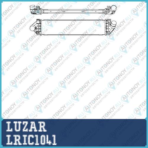 ОНВ (радиатор интеркулера) для а/м Ford Mondeo (07-)/Kuga (08-) 1.6TD/2.0TD/2.5T LRIC1041