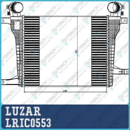 ОНВ (радиатор интеркулера) для а м Chevrolet Captiva (06-) Opel Antara (06-) 2.2TD (LRIC 0553)
