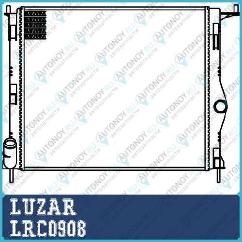 Радиатор охл. для а/м Лада Largus 12-/Renault Logan 08- 1.4i/1.6i MT паяный LRc0908