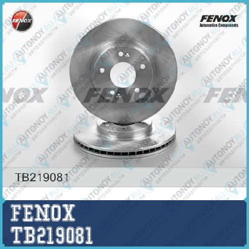 Диск тормозной передний Hyundai Santa Fe 01-06 Trajet 00- TB219081