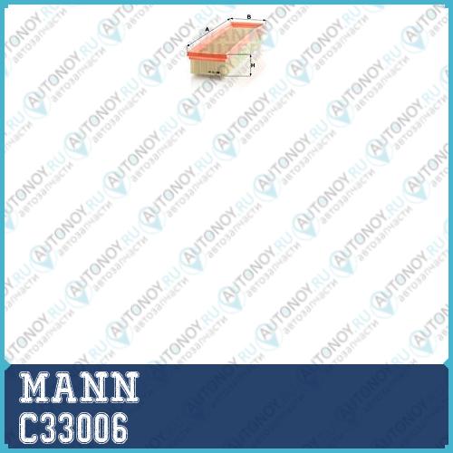 Фильтр воздушный C33006