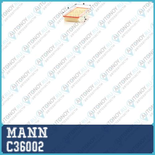 Фильтр воздушный C36002