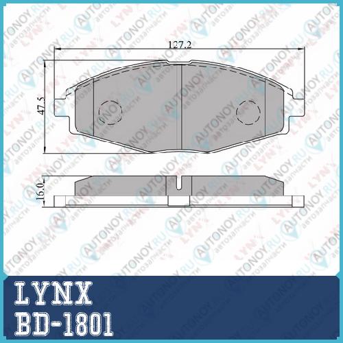 Колодки тормозные передние подходит для Chevrolet Lanos/Spark DAEWOO Lanos 97>/Matiz 98>/Nexia CHERY QQ BD-1801