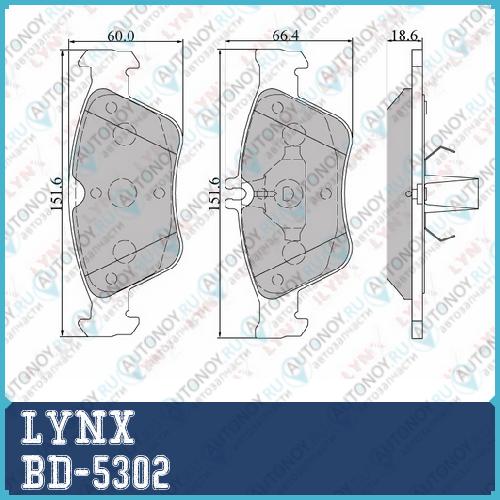Колодки тормозные передние подходит для MB C200K-280(W202/C208) 95-00/E200-300D(W210) 95-00/SLK200-230K(R170) 96-04 BD-5302