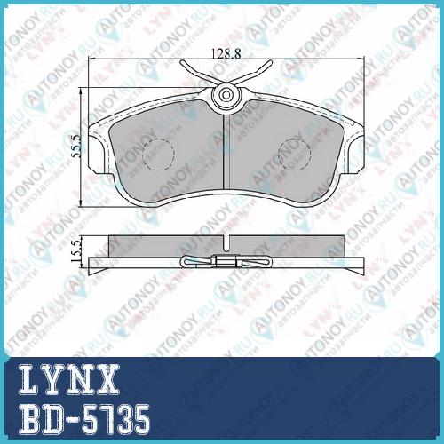 Колодки тормозные передние подходит для Nissan Almera(N16) 00-06/Primera(P10) 2.0/(P11) 96-98 BD-5735