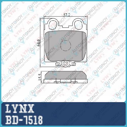 Колодки тормозные задние подходит для LEXUS GS300/430 97-05/IS200/300 99-05 BD-7518