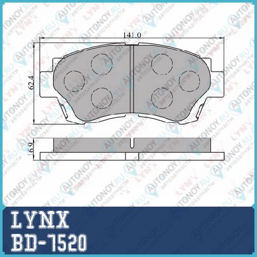 Колодки тормозные передние подходит для Toyota Camry(V20) >01/Celica(T20) >99/Lexus ES300 >97 BD-7520