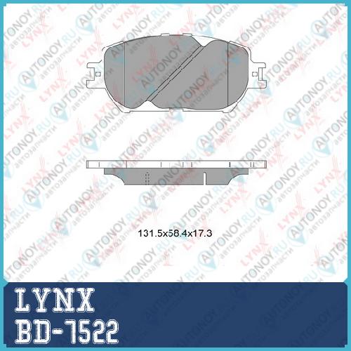 Колодки тормозные передние подходит для Toyota Camry(V30) 2.4-3.0 01> BD-7522