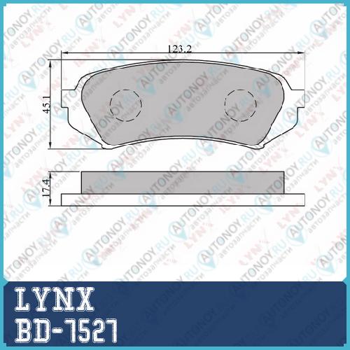 Колодки тормозные задние подходит для Toyota Land Cruiser 100 4.2-4.7 98> BD-7527