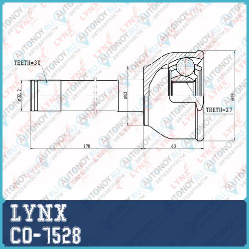 Шрус наружный подходит для Toyota Land Cruiser 3.4D-4.2D >96 CO-7528