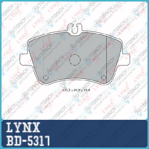 Колодки тормозные передние подходит для MB C230-320(W203) 00>/CLK200K-320(C209) 02> BD-5317